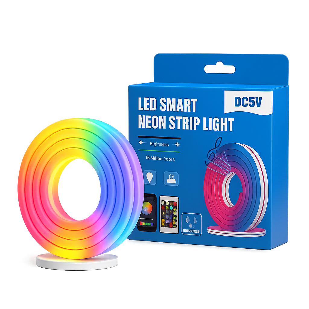 Led Smart Neón Strip Light - LED SMART NEON STRIP LIGHT