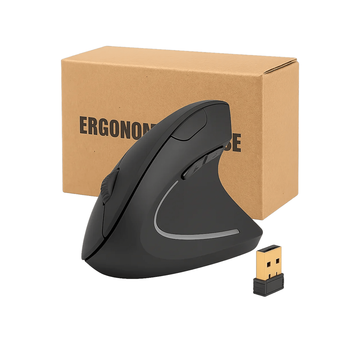 Mouse Ergonómico Inalámbrico Para Izquierdos