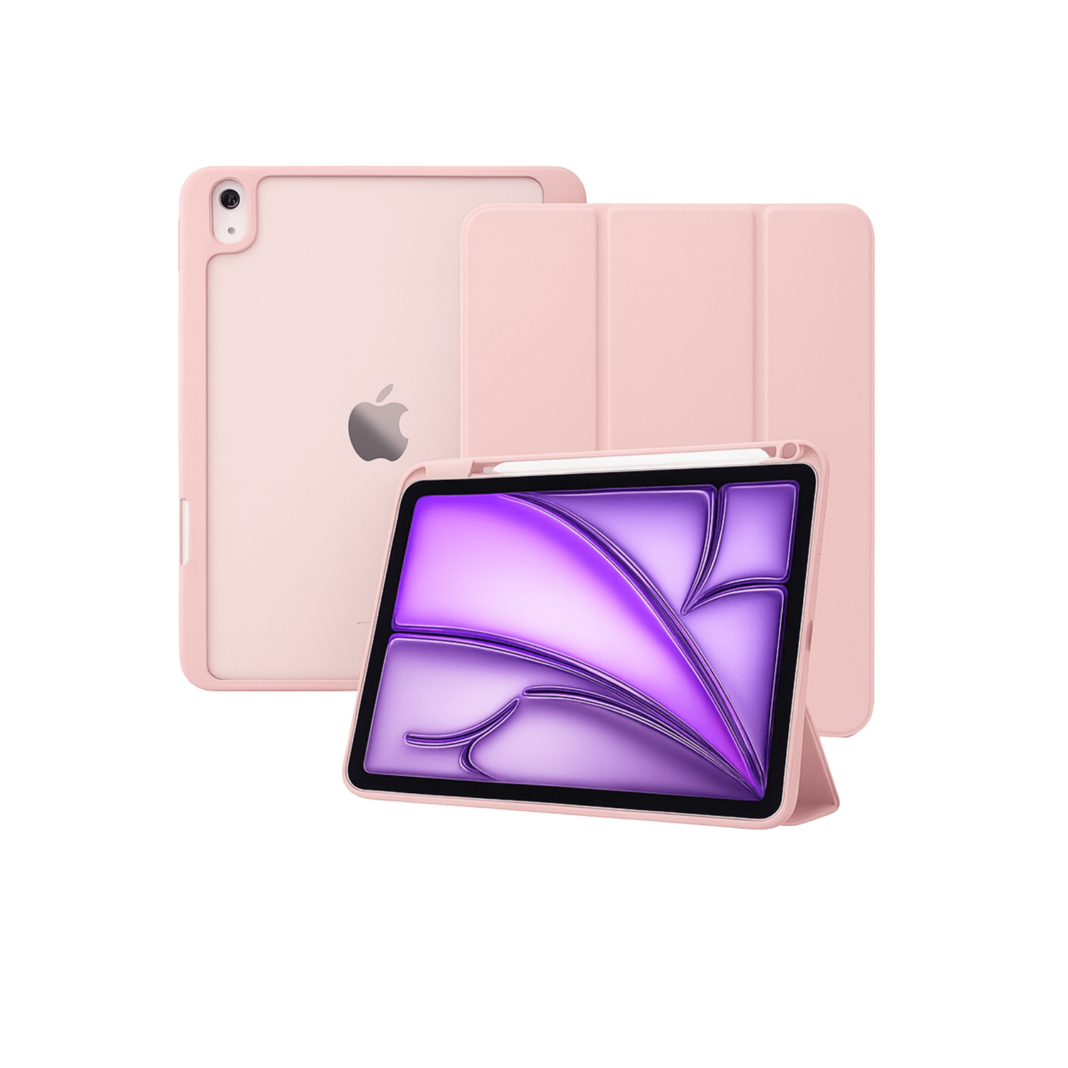 Smart Case Crystal - SMARTCASE CRISTAL IP AIR4/5/10.9. IP PRO 11 2022. IP AIR 11 2024 (IP AIR 6) ROSADO