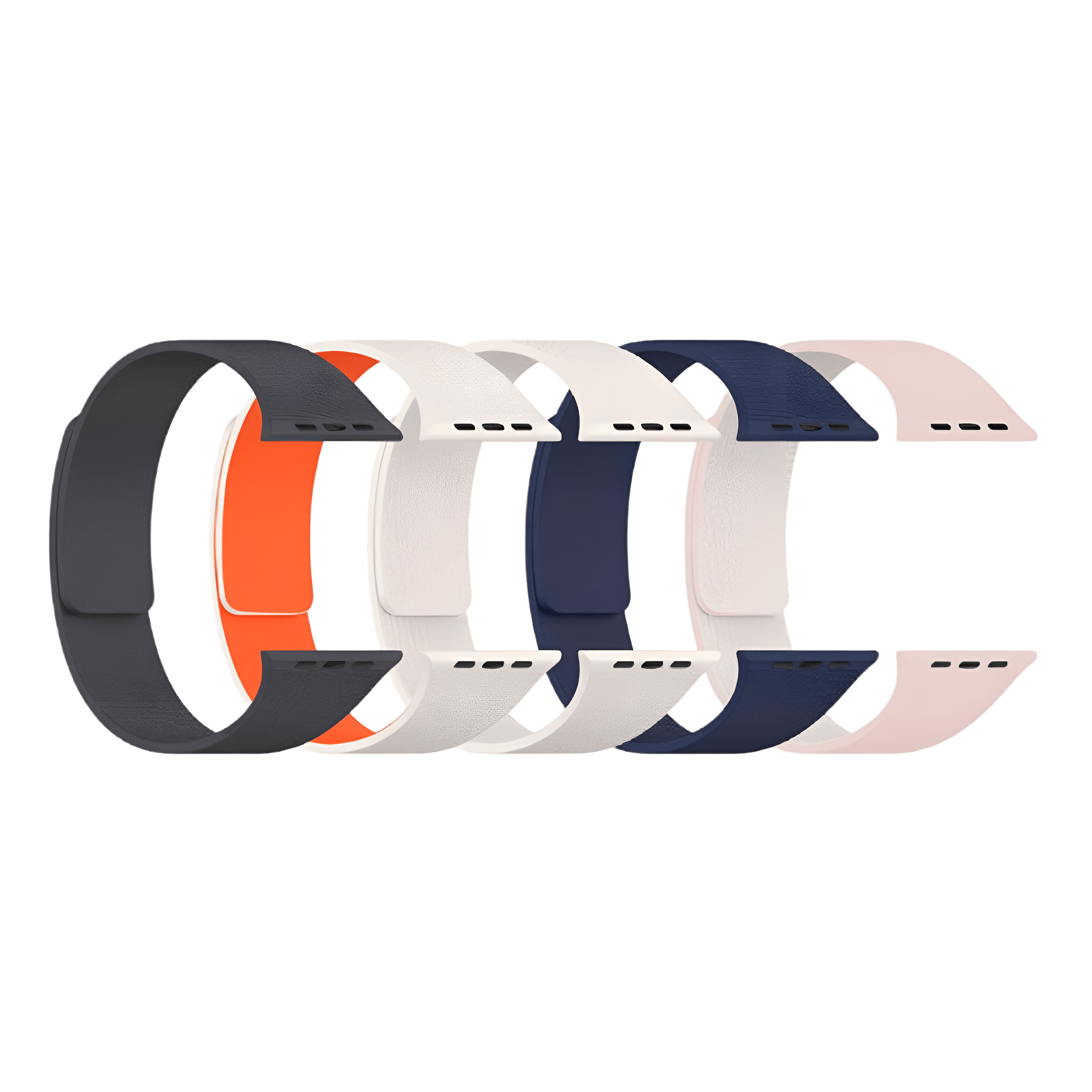 Pulso Deportivo de 22 mm para Smartwatch - PULSO MAGNETICO SILICONA PEBBLED STRAP 44/45/46/49MM