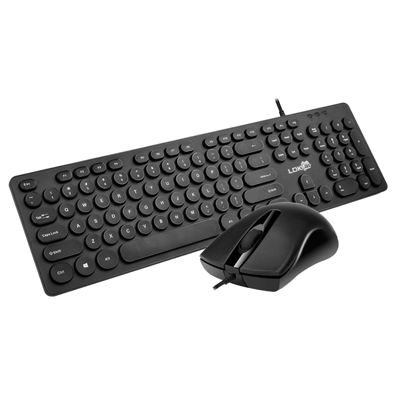 Combo Teclado + Mouse 1900 - COMBO TECLADO + MOUSE  1900 NEGRO