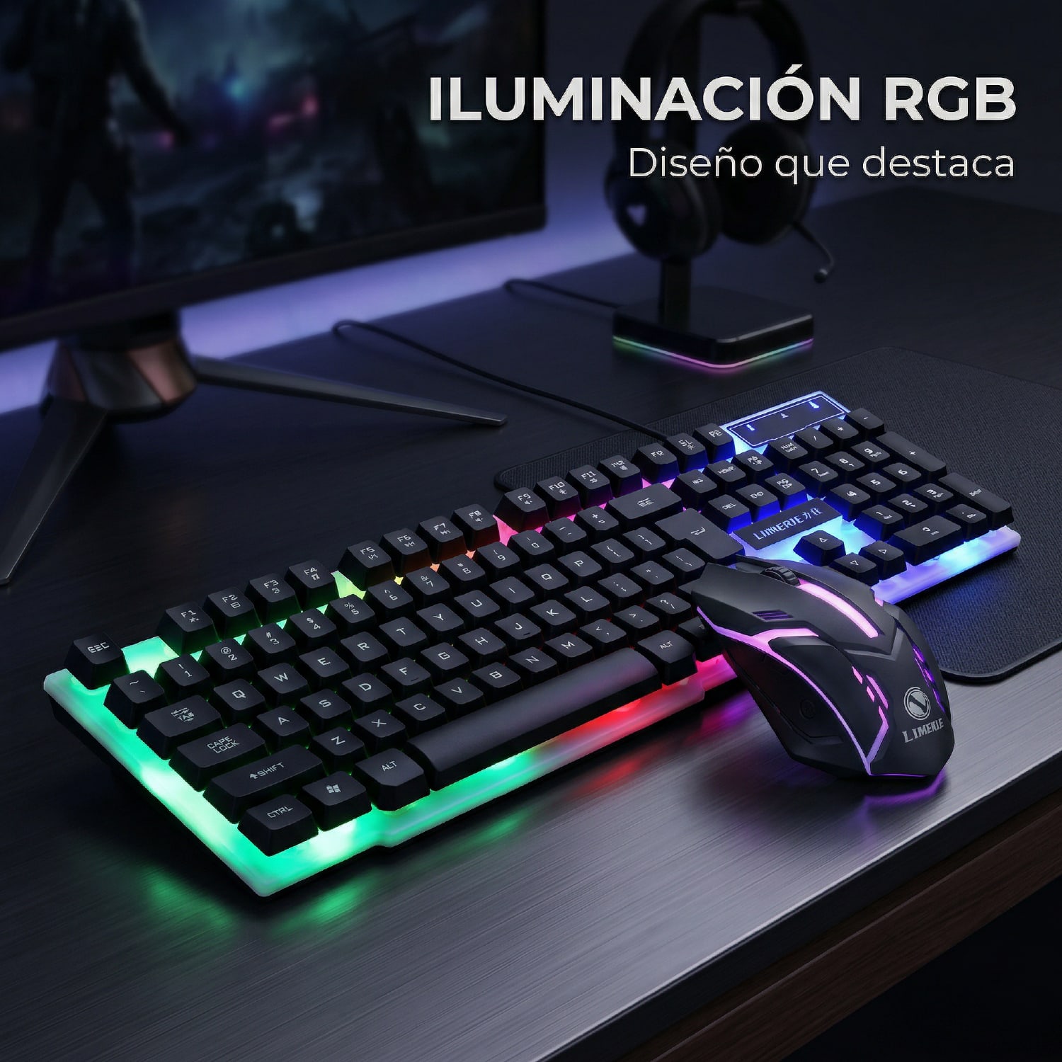 Combo Teclado+ Mouse GTX300