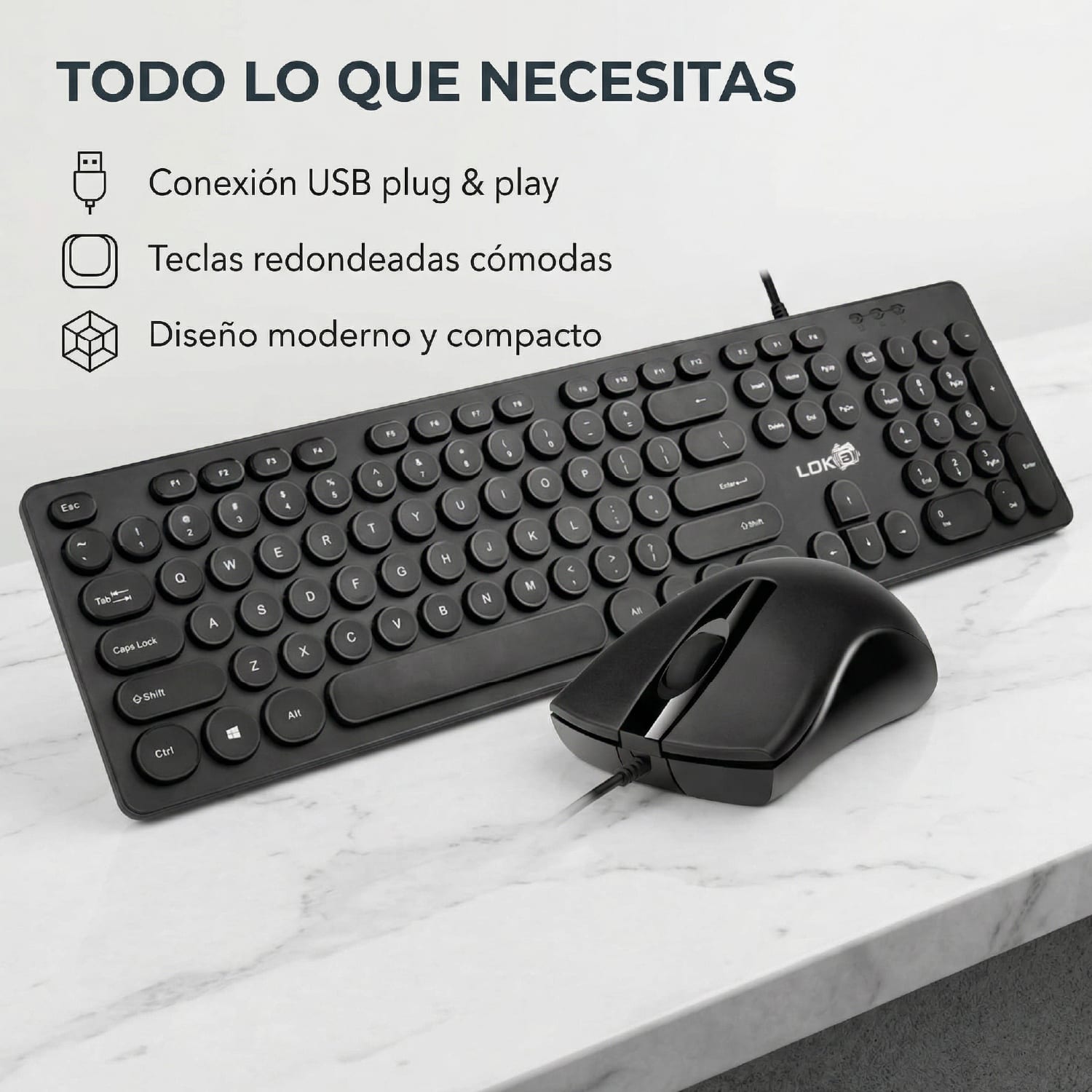 Combo Teclado + Mouse 1900