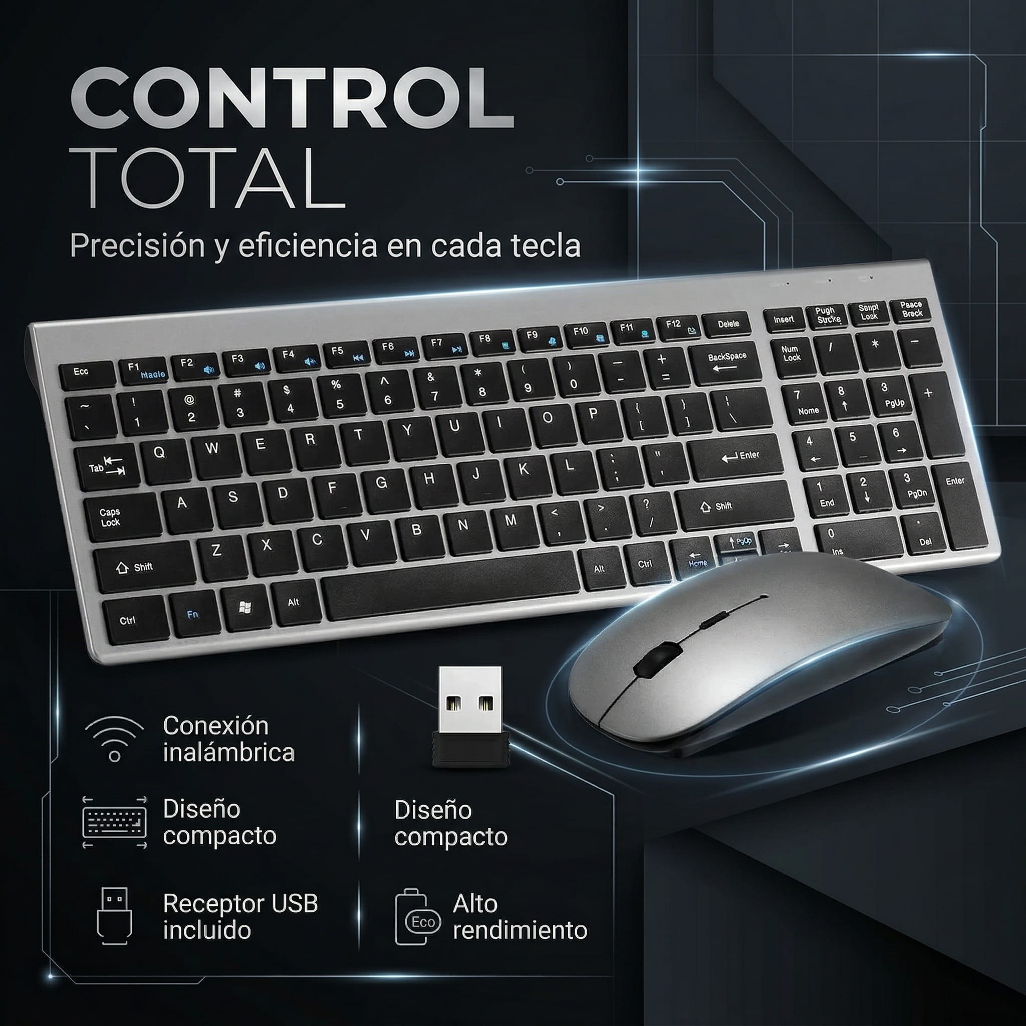Combo Teclado + Mouse K 109