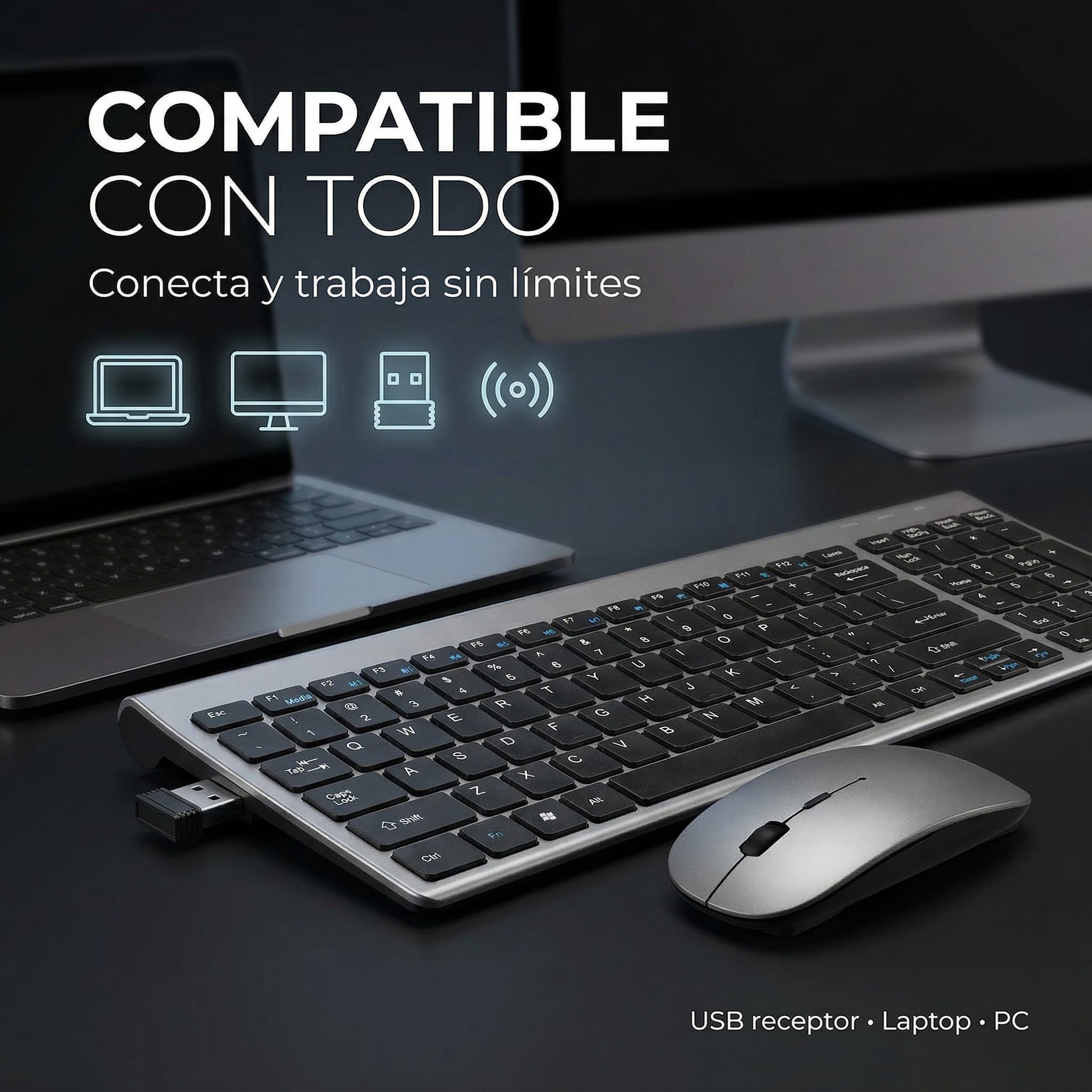 Combo Teclado + Mouse K 109