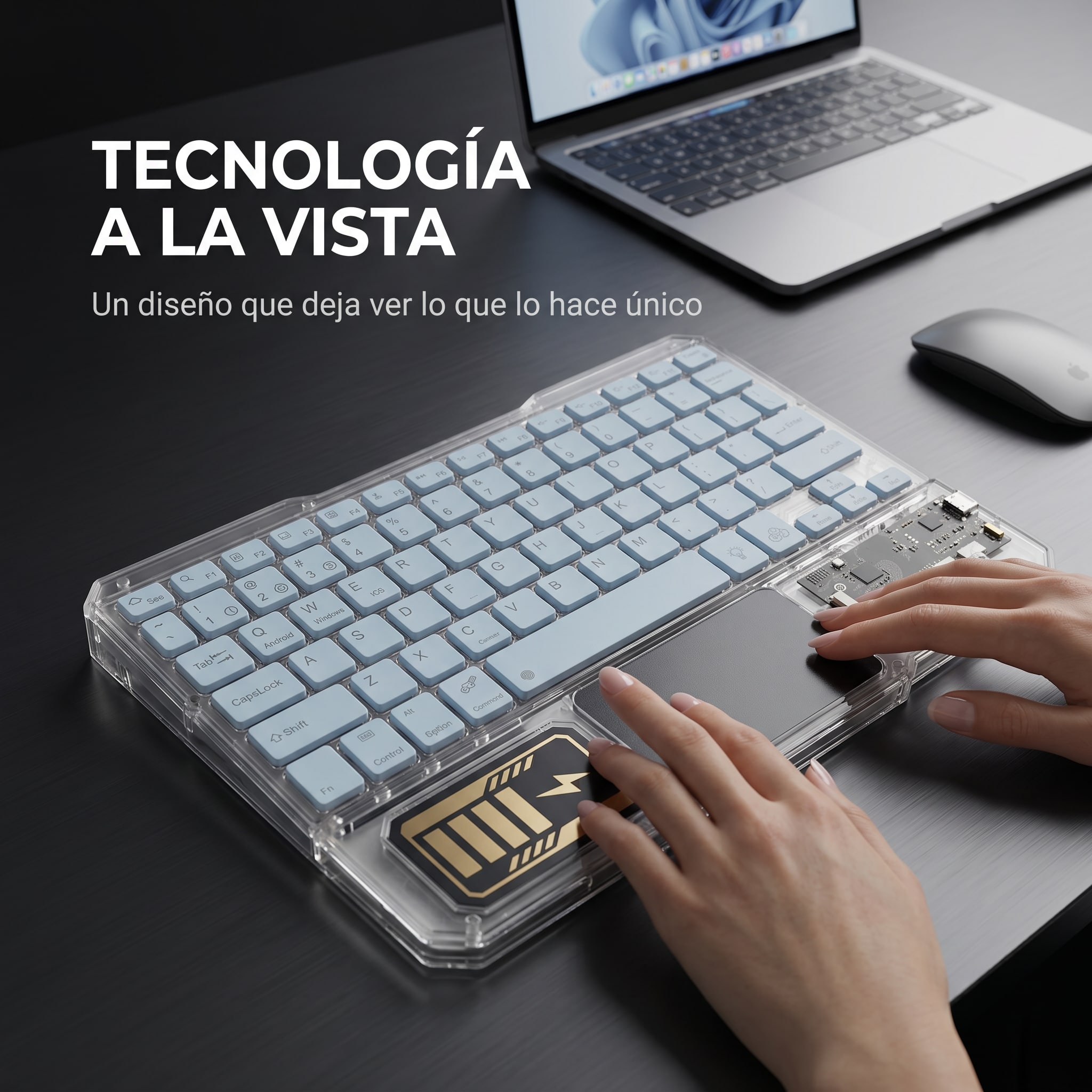 Teclado Transparente 10IN.