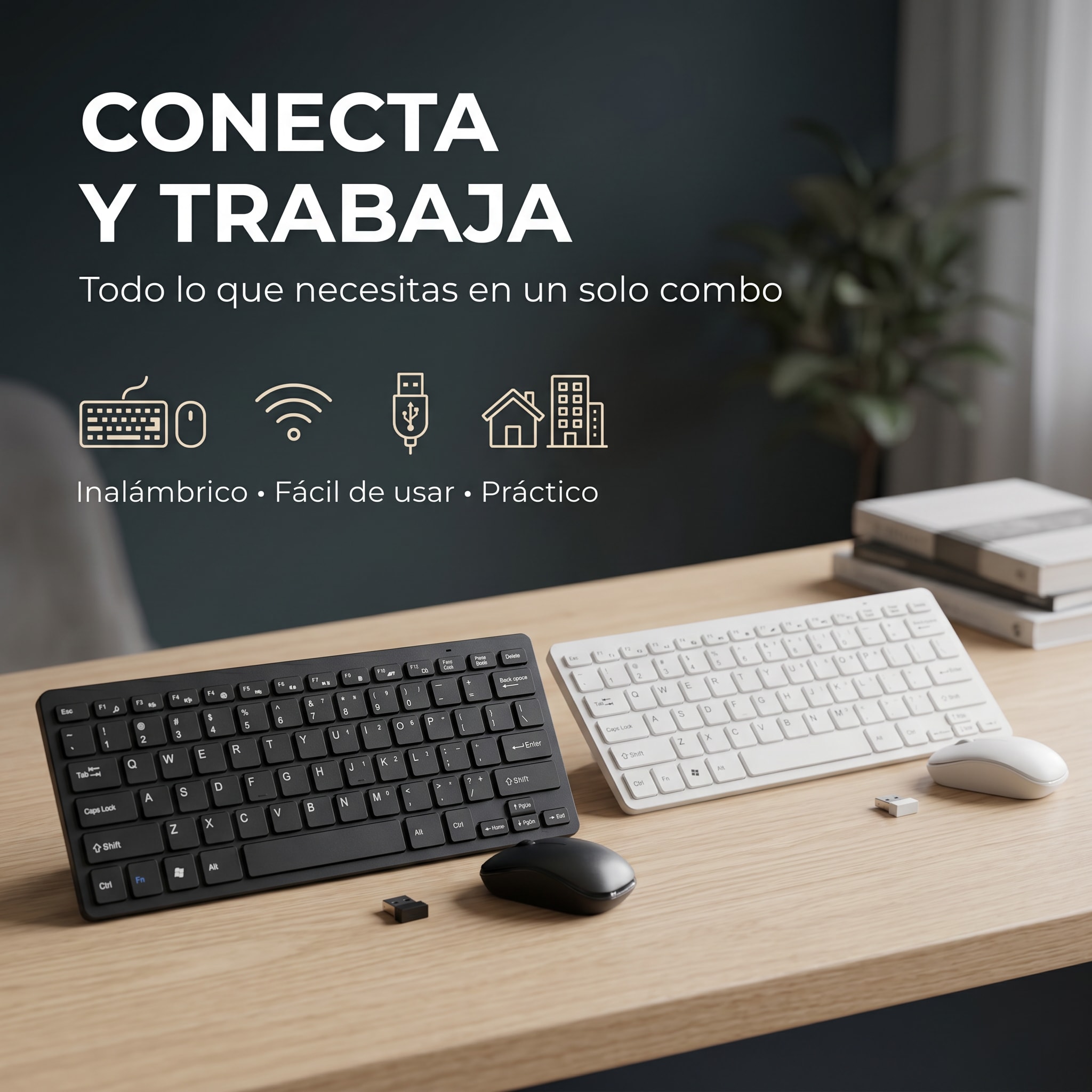Combo Teclado+Mouse K03 Inalámbrico