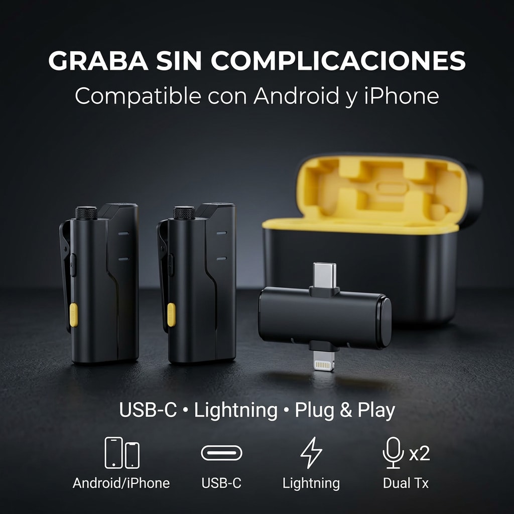 Micrófono A8 Adaptador Iph - Tipo C