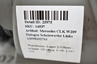 Mercedes CLK W209  Halogen Scheinwerfer Links A2098202761 Bild 6