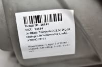 Mercedes CLK W209  Halogen Scheinwerfer Links A2098202761 Bild 6