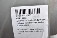 Mercedes CLK W209  Halogen Scheinwerfer Rechts A2098202861 Bild 6