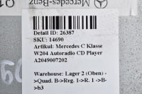 Mercedes C Klasse W204  Autoradio CD Player A2049007202 Bild 4