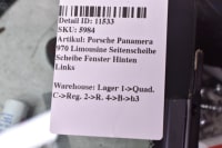 Porsche Panamera 970 Seitenscheibe Scheibe Fenster Hinten Links Bild 5