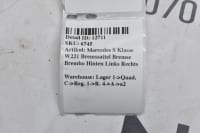 Mercedes S 600 W221 Bremssattel Bremse Satz Hinten Links & Rechts Bild 7