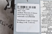 Mercedes E Klasse W212 Navi Navigation Autoradio A2129069000 Bild 7
