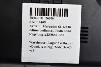 Mercedes SL R230  Klima bedienteil Bedienfeld Regelung  A2308301385 Bild 5