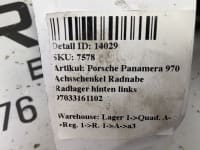Porsche Panamera 970 Achsschenkel Radnabe Radlager hinten links 97033161102 Bild 5