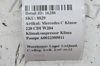 Mercedes C Klasse 220 CDI W204 Klimakompressor Klima Pumpe A0022305011 Bild 7