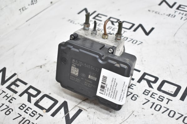 Mercedes C Klasse W204  ABS ESP Steuergerät Hydraulikblock Pumpe A2045455432