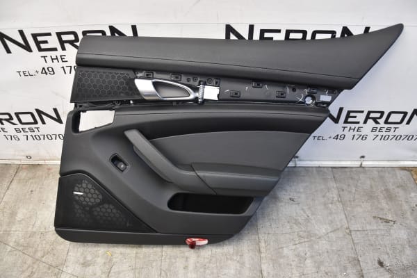Porsche Panamera 970 Türverkleidung Türpappe Verkleidung Schwarz Hinten Rechts