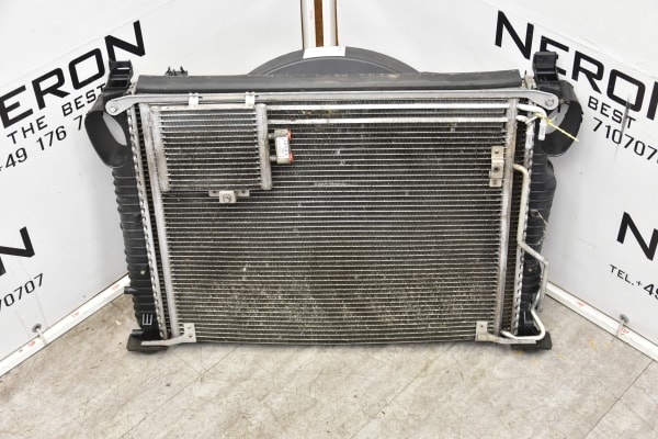 Mercedes SL CL 500 R230 W215 Kühler Paket Wasser Öl Klima Lüfter