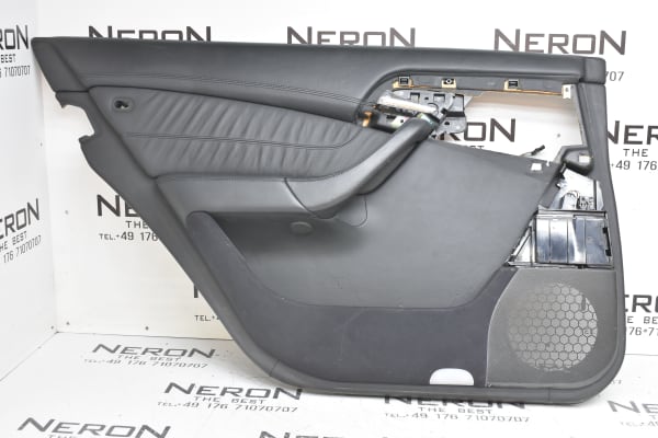 Mercedes S W220 Lang Türverkleidung Türpappe Schwarz Hinten Links A2207300963