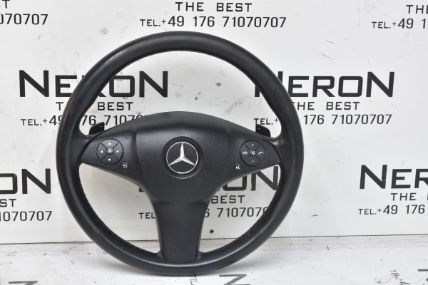 Mercedes C Klasse W204 Lenkrad Leder Multifunktion  Schwarz A2044601703