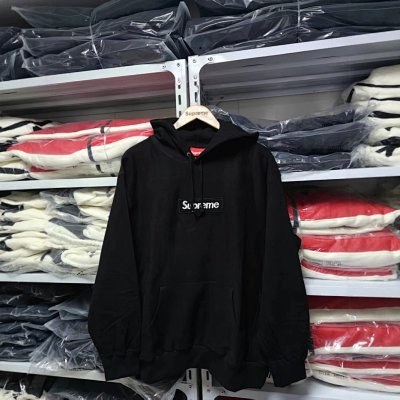 Supreme Pink Box Logo Hoodie