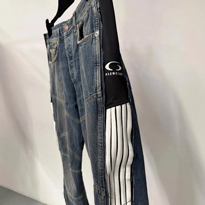 Balenciaga Cut Up Jeans