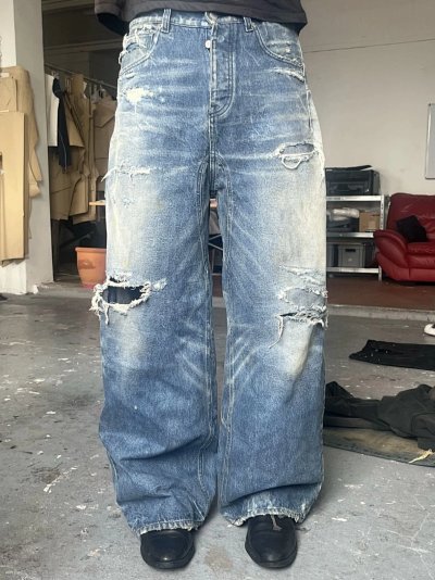 No Faith Studios Ripped Denim