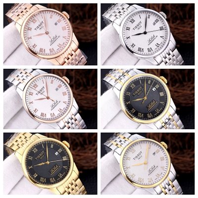 Tissot watch Leather Strap Black