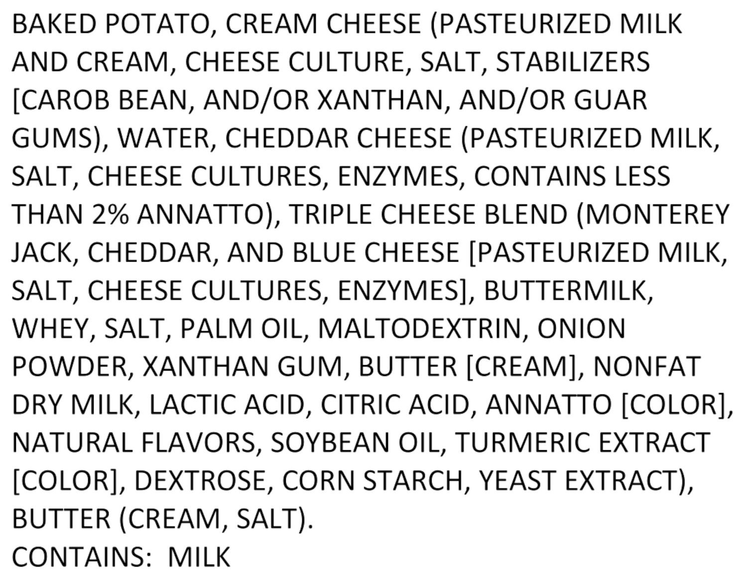 Great Value Four Cheese Frozen Twice Baked Potatoes 10 oz Cheesy