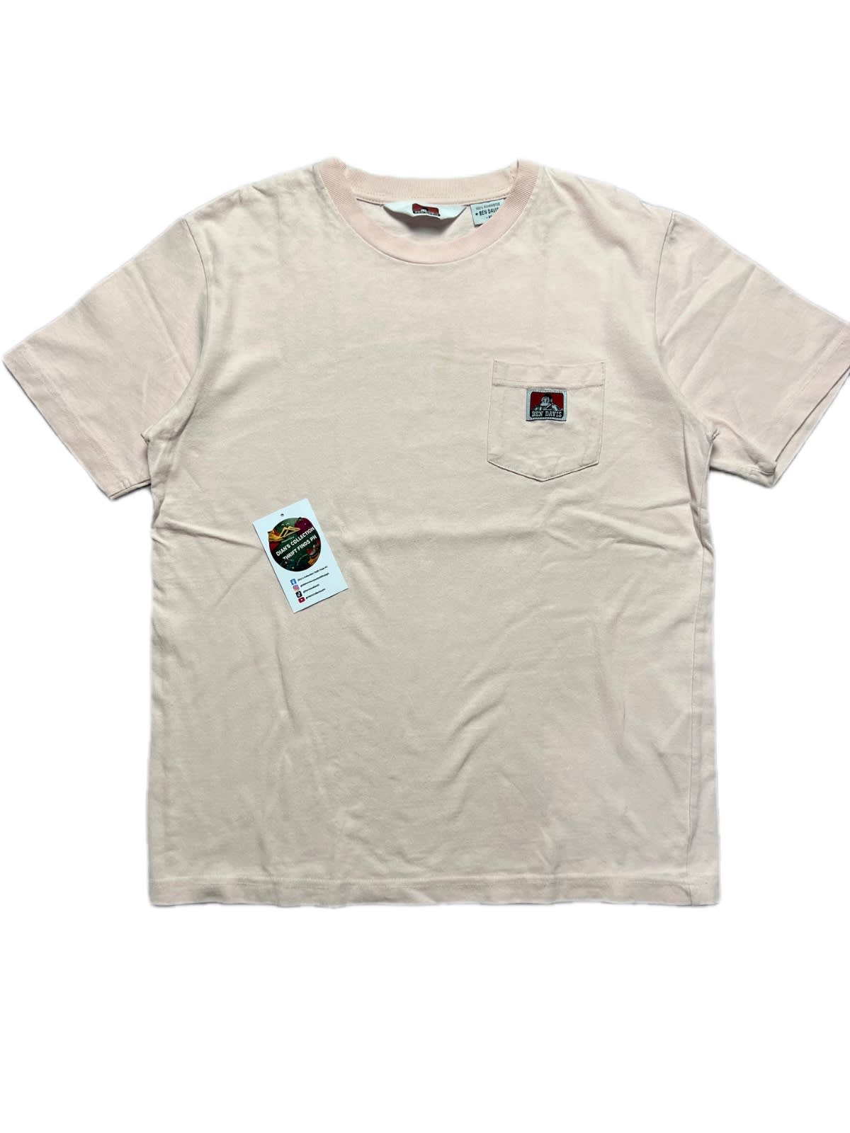 Ben Davis Baby Pink Pocket Tee