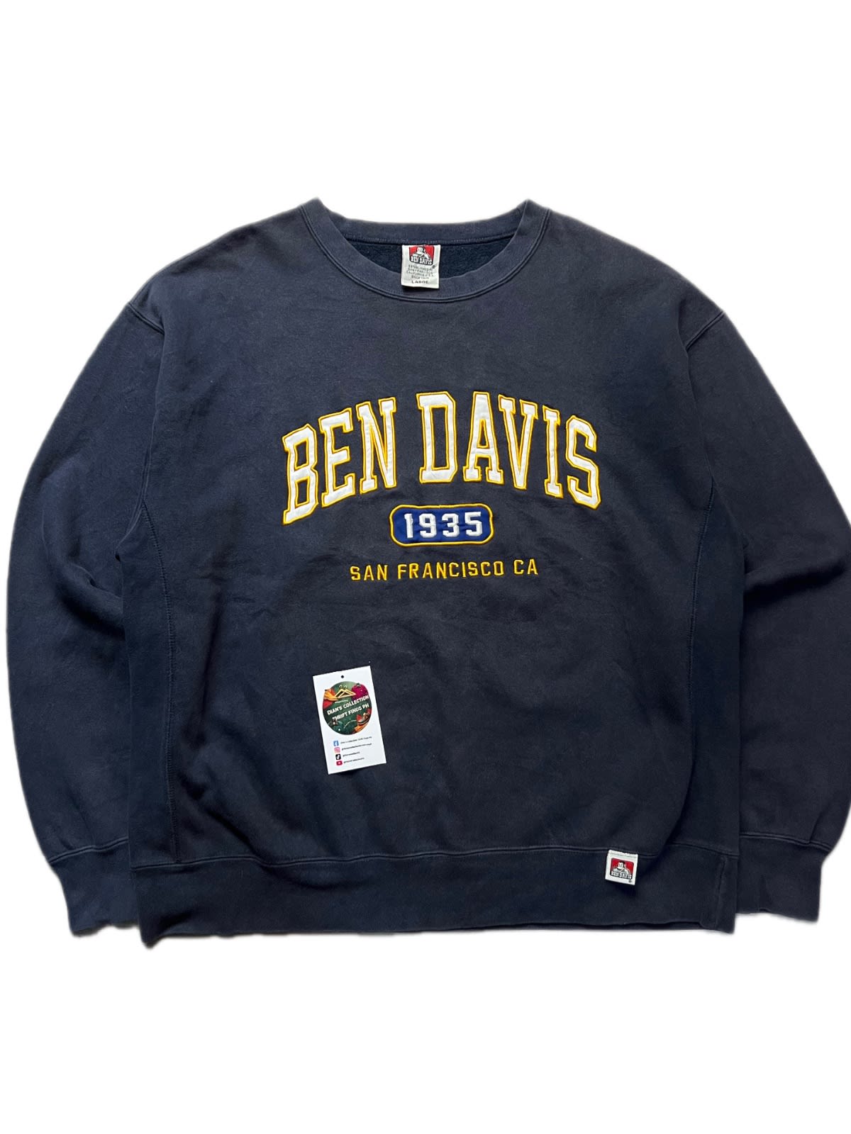 Ben Davis Arc Script Crew Neck