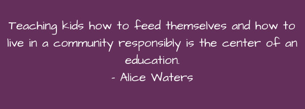 Image of Teaching kids how to feed themselves and how to live in a community responsibly is the center of an education.