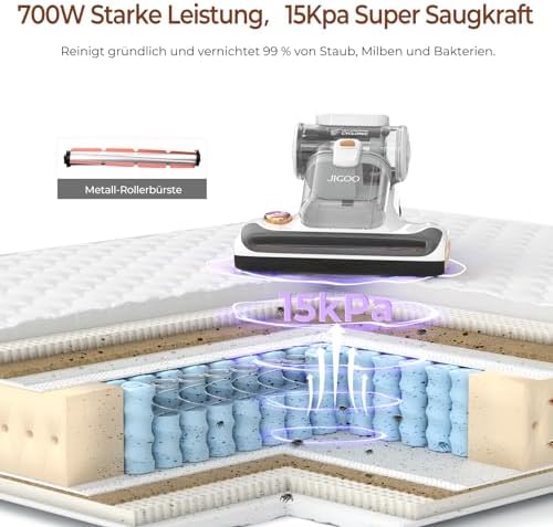 Vue 2 de Jigoo Aspirateur Matelas Anti