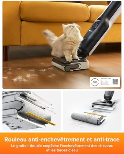 Vue 4 de Roborock Lt Aspirateur