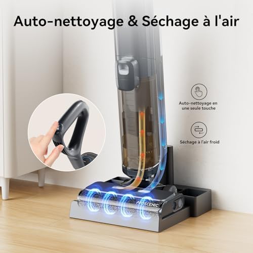 Vue 5 de Proscenic Fa Aspirateur Laveur