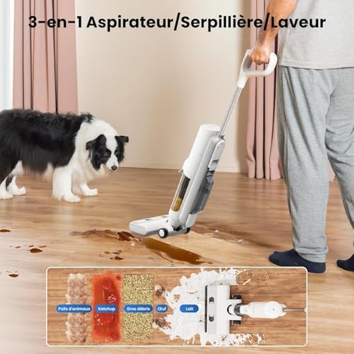 Vue 4 de Proscenic Pro Aspirateur