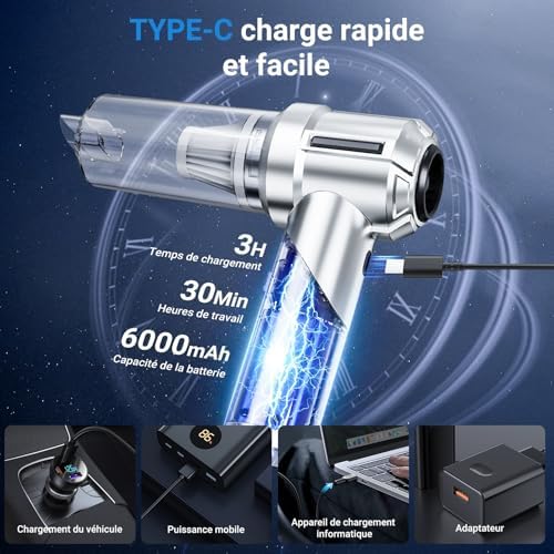 Vue 4 de Nvkhg Aspirateur Main