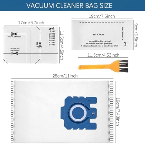 Vue 6 de Sacs Aspirateur Compatibles Avec