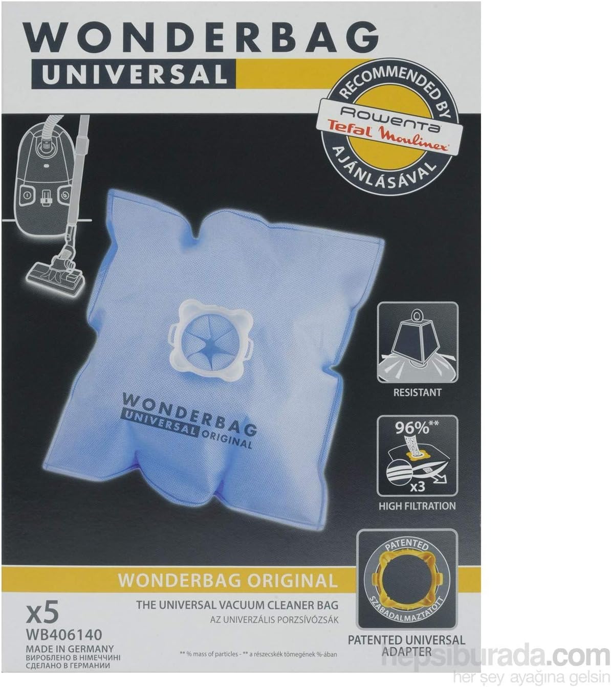 Rowenta Wb Sacs Daspirateur