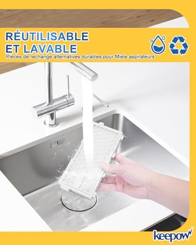 Vue 4 de Keepow Filtre Aspirateur Air