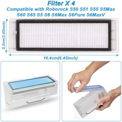 Vue 2 de Pcs Filtre Hepa De