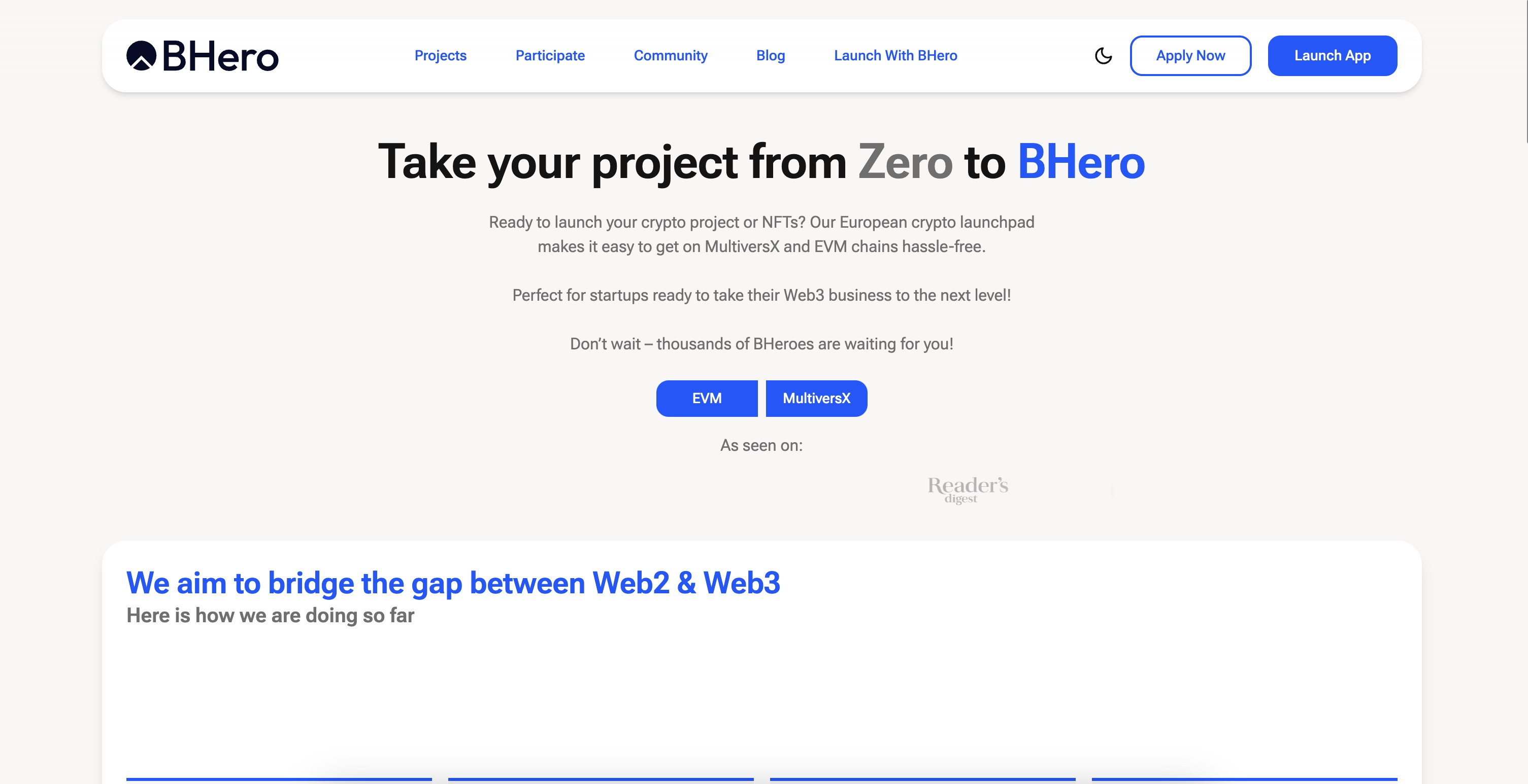 BeHero Network Web3 Hub - An Ecosystem of Products and Services