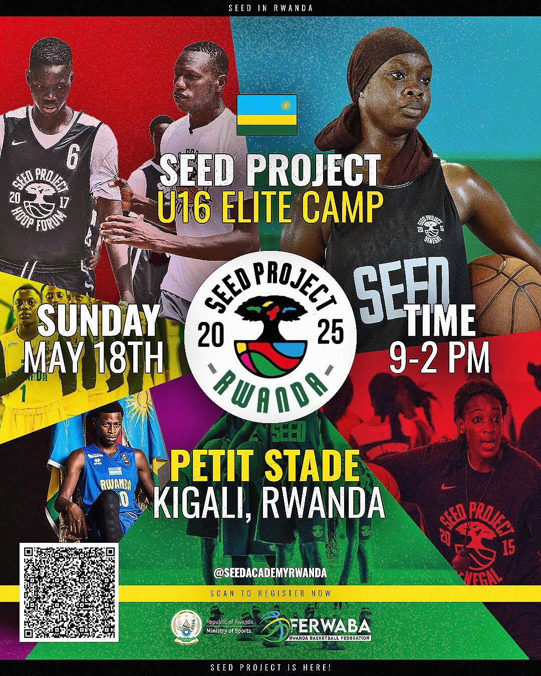 SEED project and FERWABA announce inaugural elite basketball camp in Rwanda