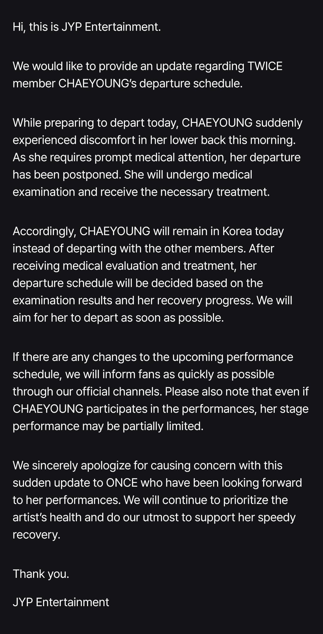 Inside Chaeyoung’s Hiatus: The Physical Toll of TWICE’s "Ready To Be" Era and a Shift in Industry Priorities