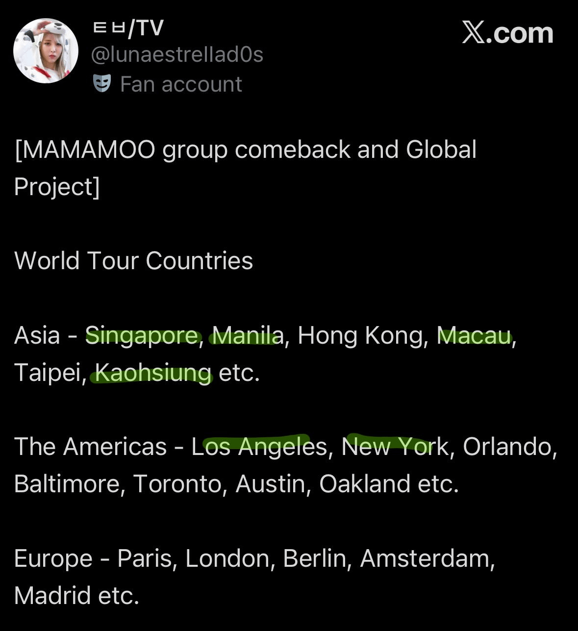Beyond the Moosical: MAMAMOO Charts Global 'Colours' World Tour For 2026, Marking a Decade of Unbreakable Bond