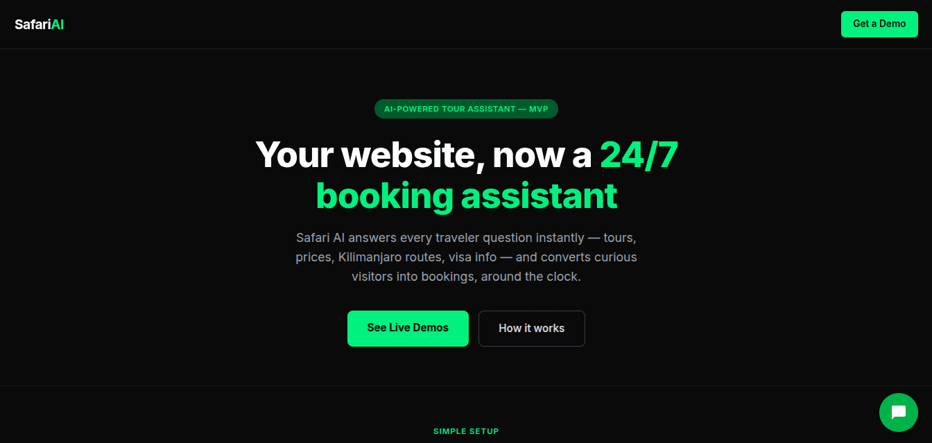 Safari AI chatbot