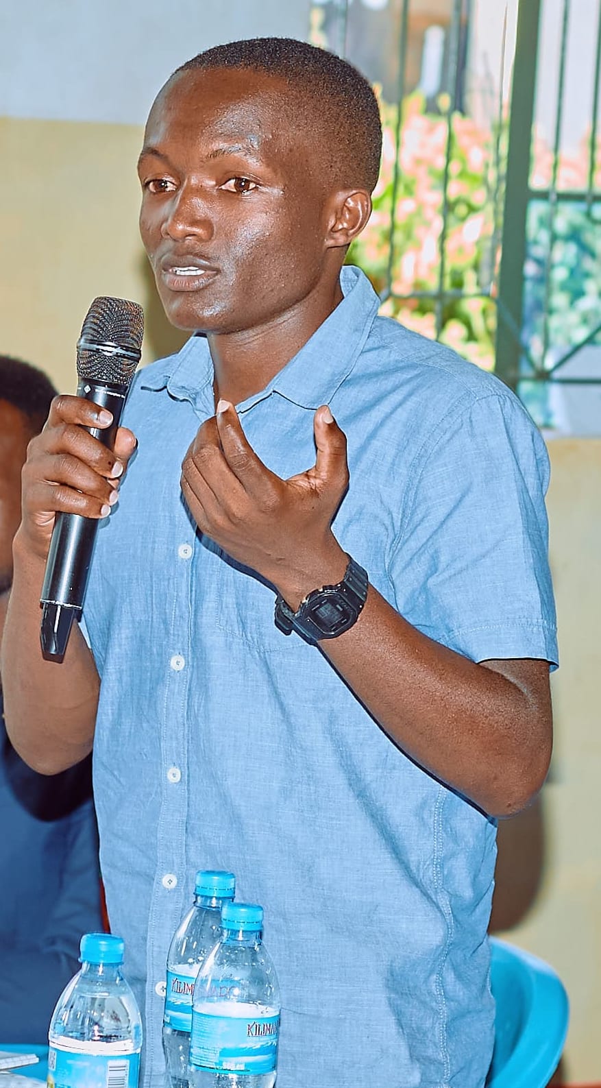 Cleven Godson at a tech event